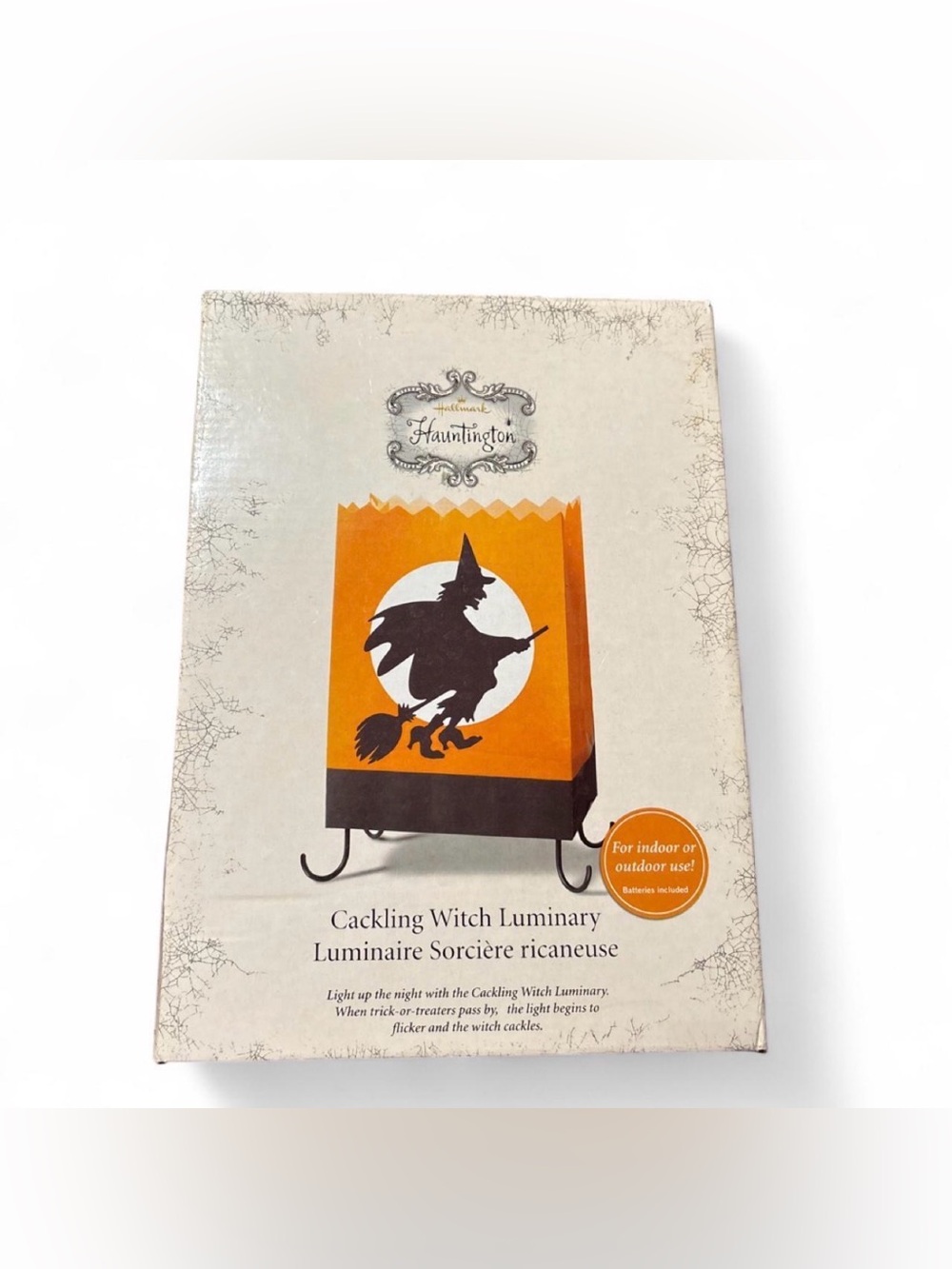 Cackling Witch Luminary - Orange